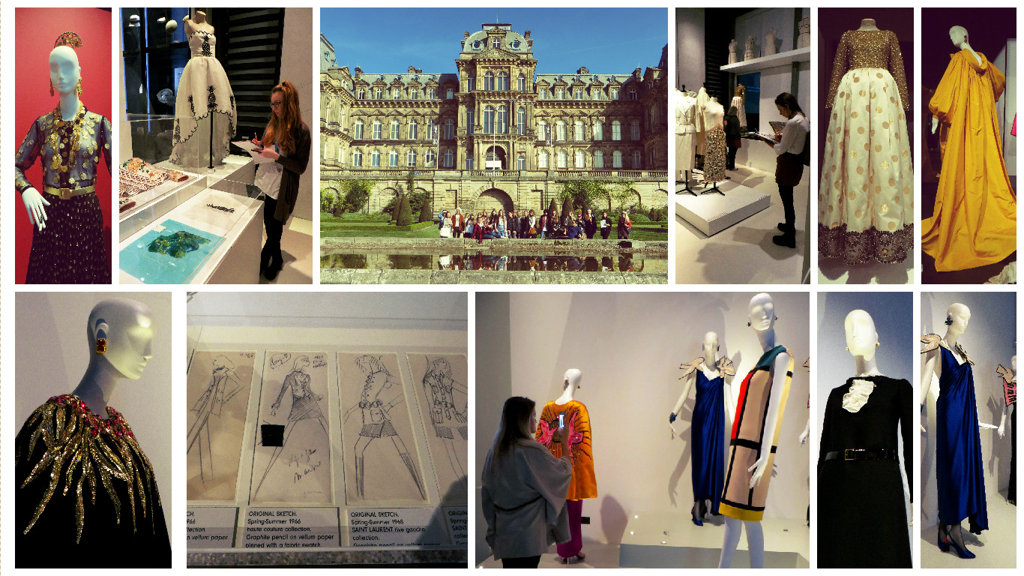 Image of Art Students Visit Inspiring Yves Saint Laurent Exhibition