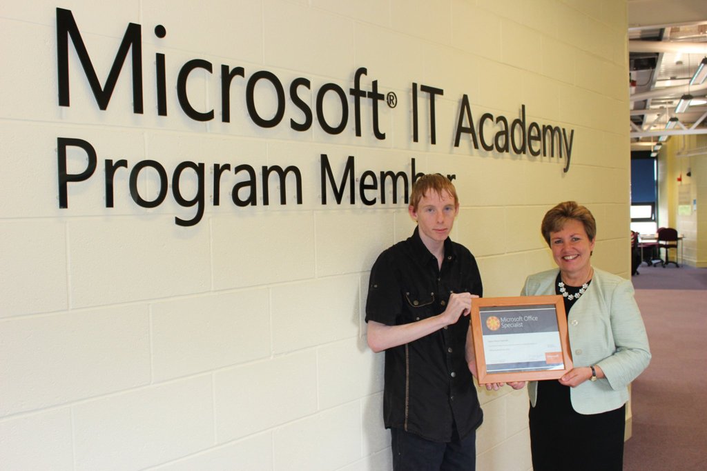 Image of Student Achieves Specialist Status in New Microsoft IT Academy & Training Centre