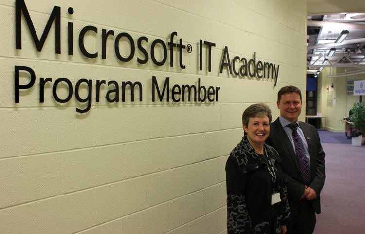 Image of Microsoft IT Academy and Microsoft Training Centre officially open at Wirral's Sixth Form College