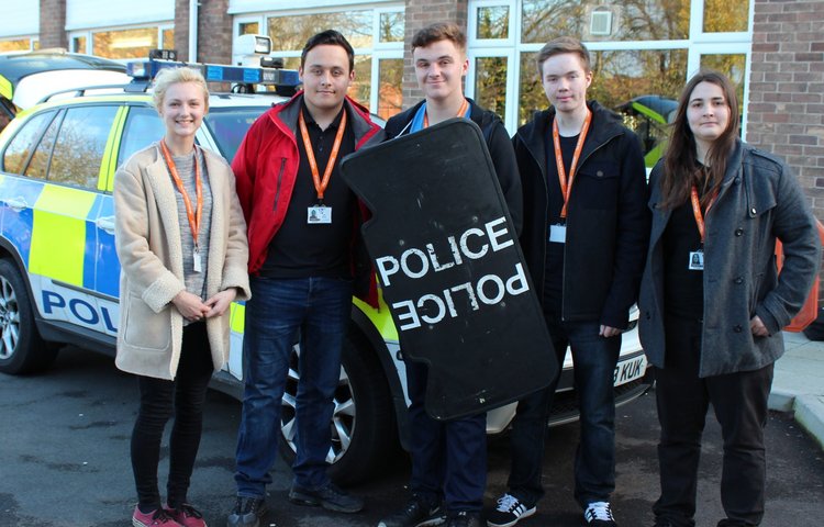 Image of Merseyside Police Department Deliver Action Packed Presentation to Students