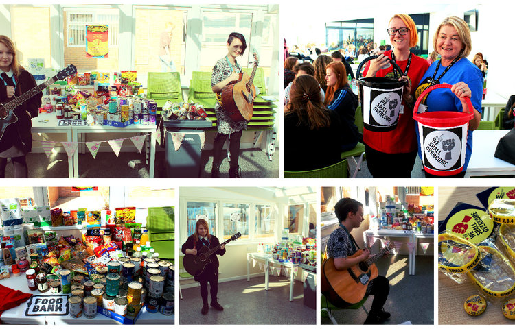 Image of Students Support Wirral Food Bank and We Shall Overcome Weekend with BSFC Unplugged Event