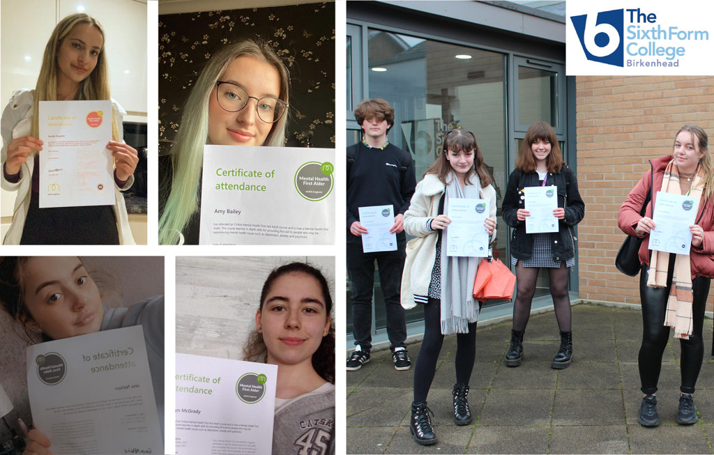 Image of More than 60 College students & staff become qualified Mental Health First Aiders