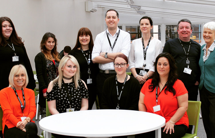 Image of College’s Student Development Team shortlisted for regional award